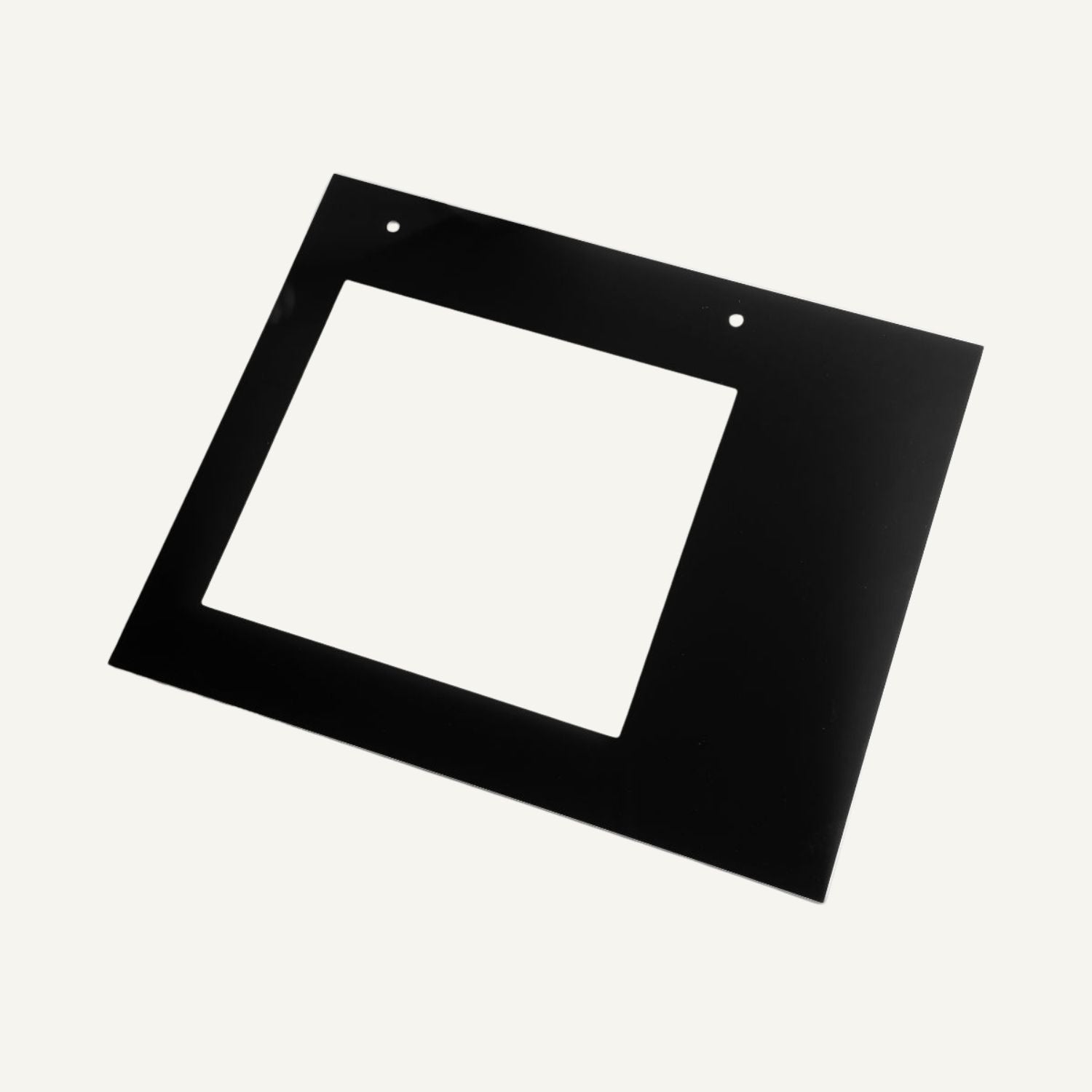 Sideglas med ramme