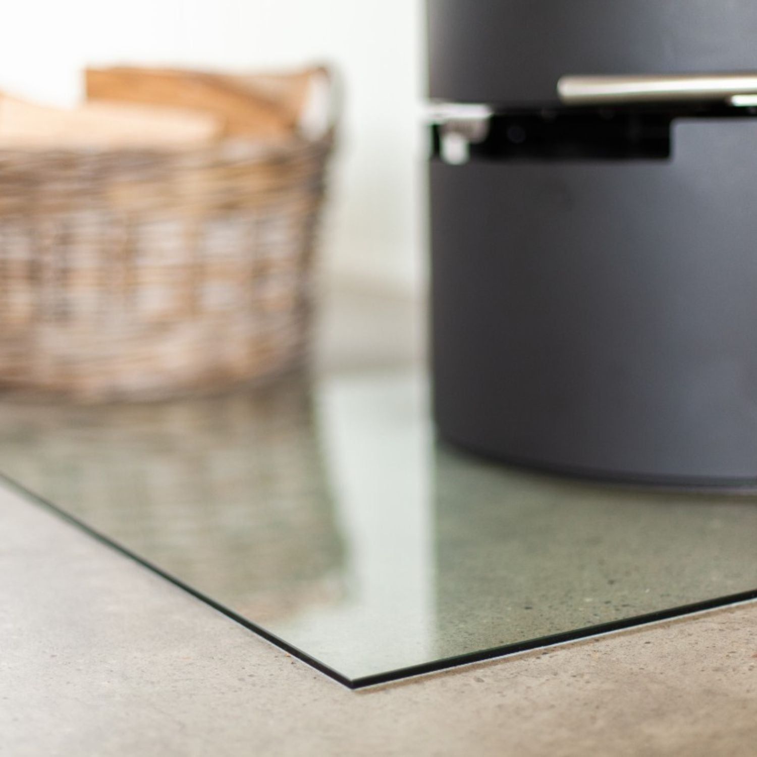 Rektangulær glasguldplade