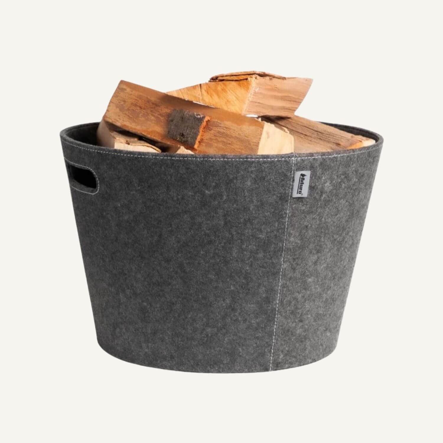 Proline Holzkorb Ø45, grau Filz