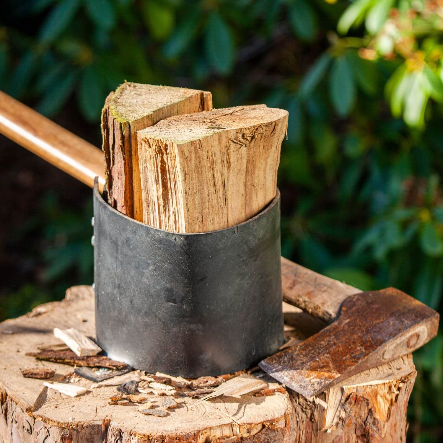Kindling splitter i gummi