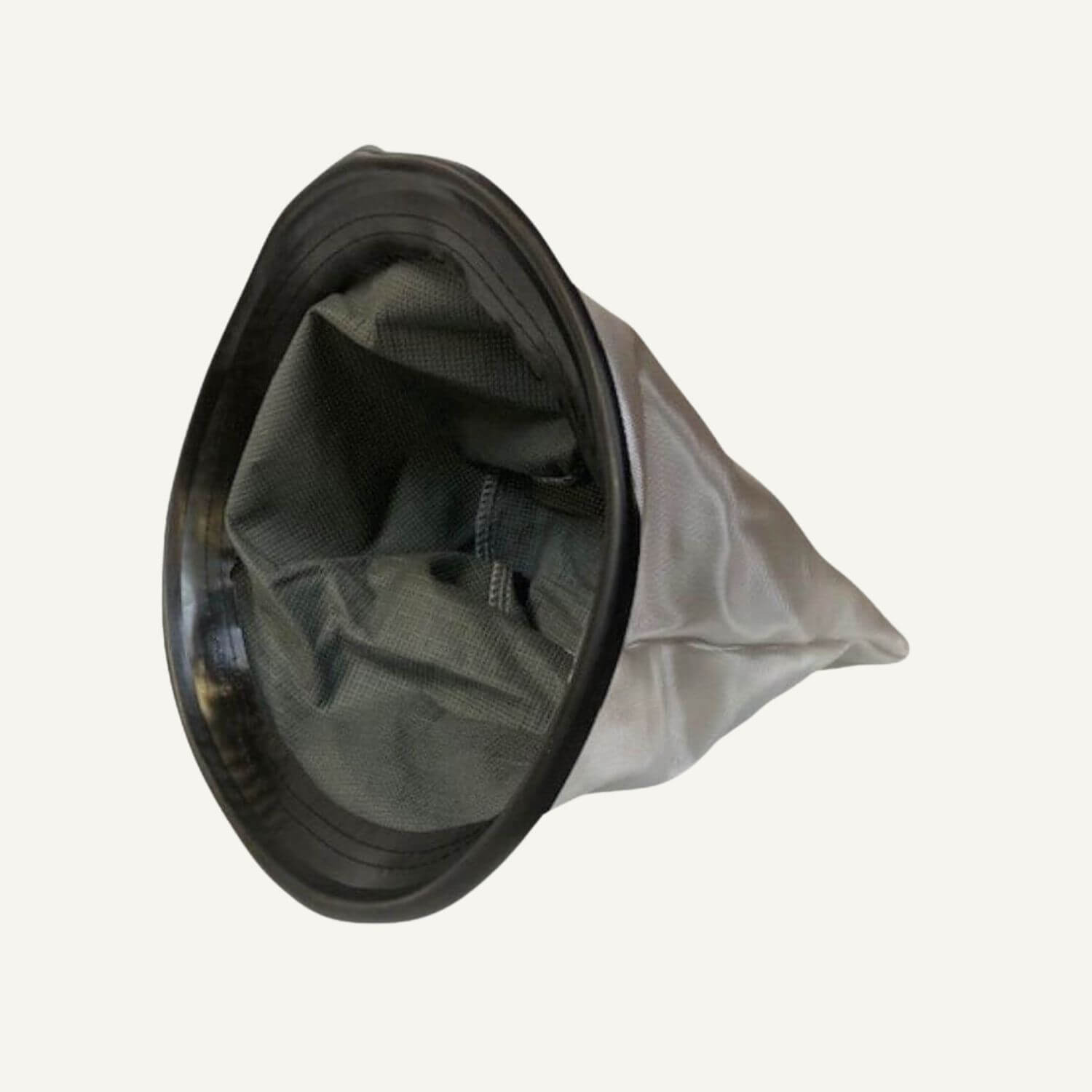 Sac filtrant à double couche ignifuge
