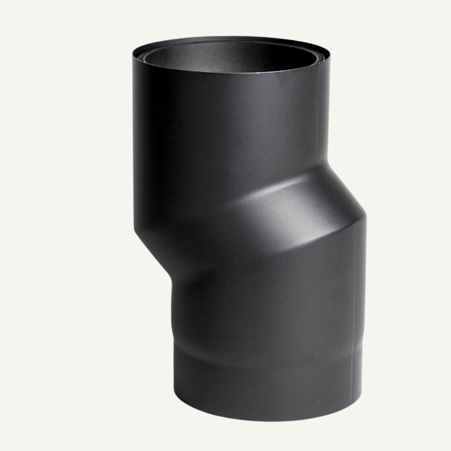 Halvisoleret S-bøjning 40 mm sort