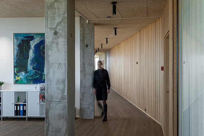 Indvendigt billede af Aduros hovedkontor i Viby J.