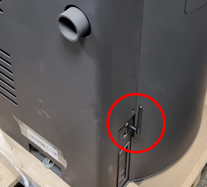 Markering af Wi-Fi modul på P5-serien