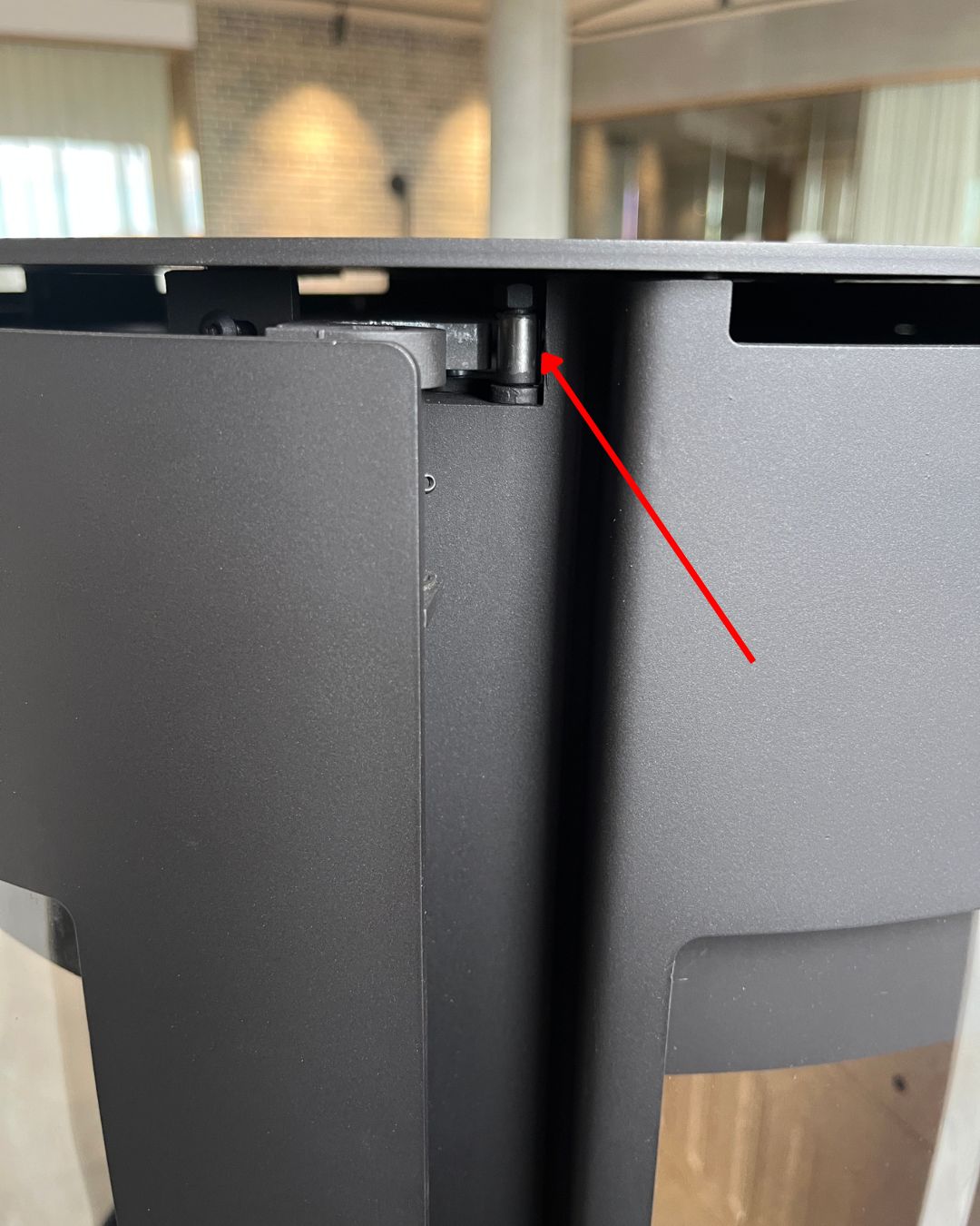Markering af lukkemekanik