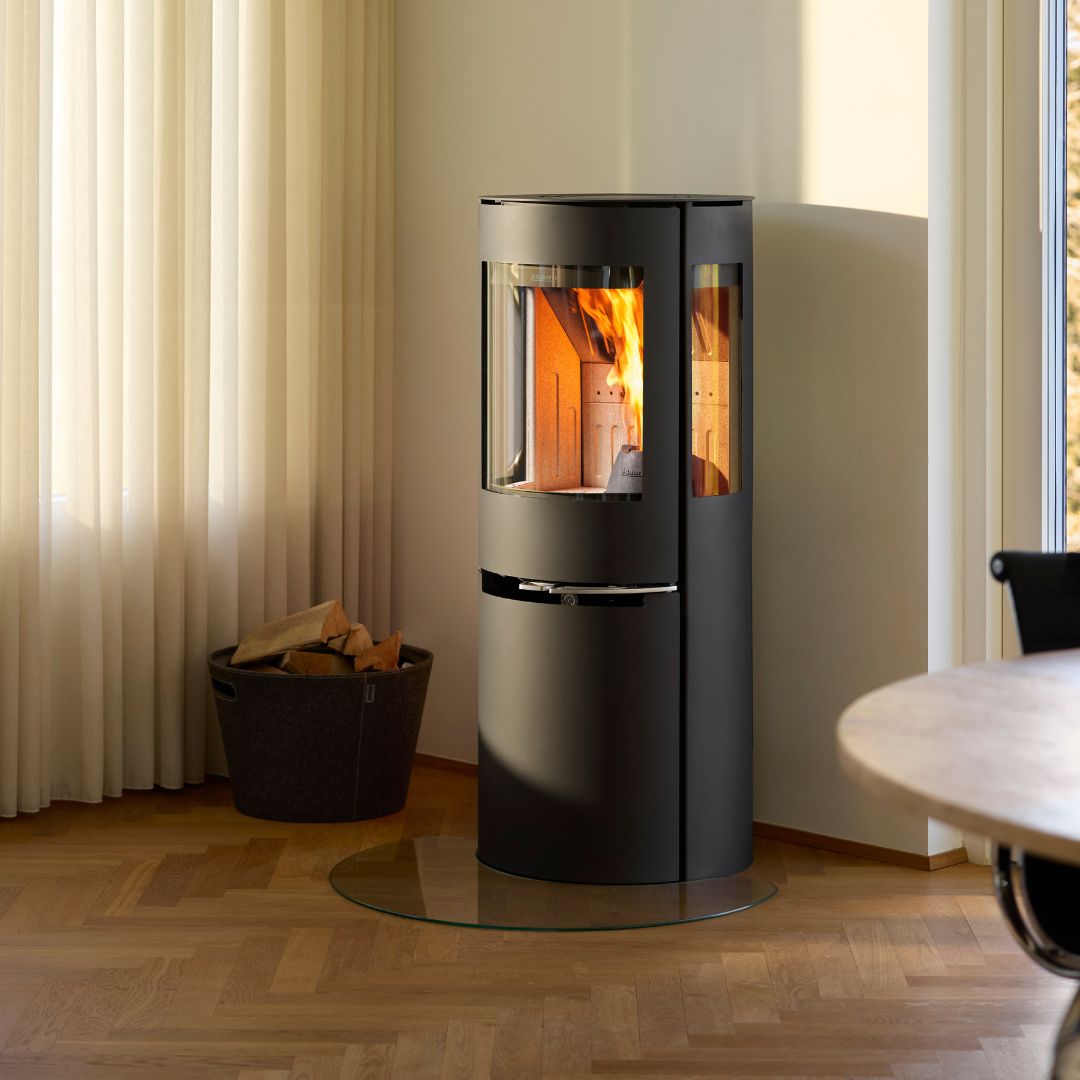 Hybridovn med front- og sideglas