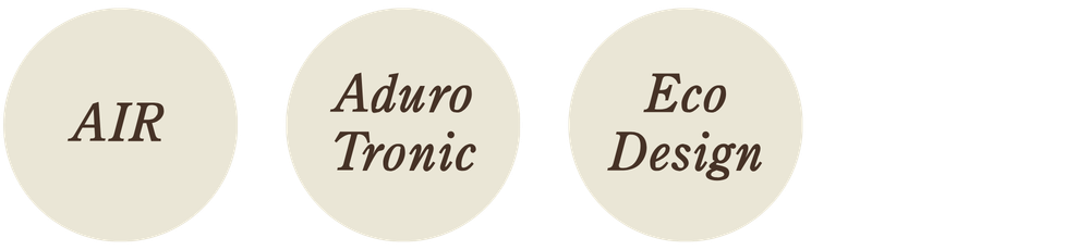 Ikoner: Air, Aduro-tronic, Eco Design