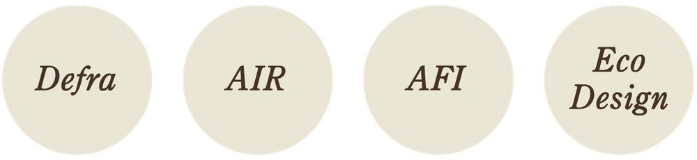 Ikoner: Defra, air, AFI, Ecodesign