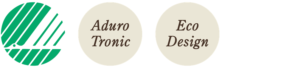 Ikoner: Svanemærket, Aduro-tronic, Eco Design