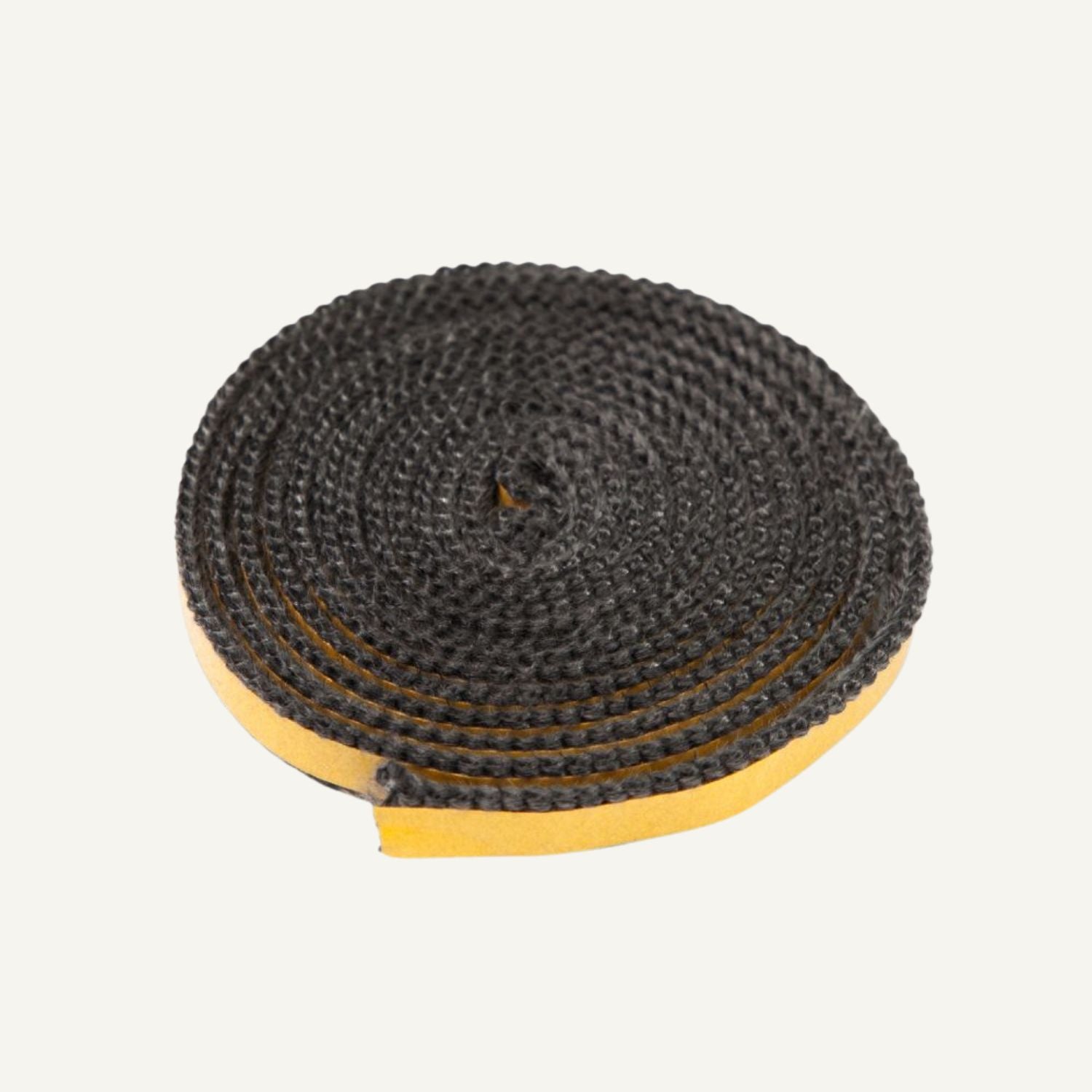 Flache Glasfaser-Dichtung, schwarz, 2 x 10 mm